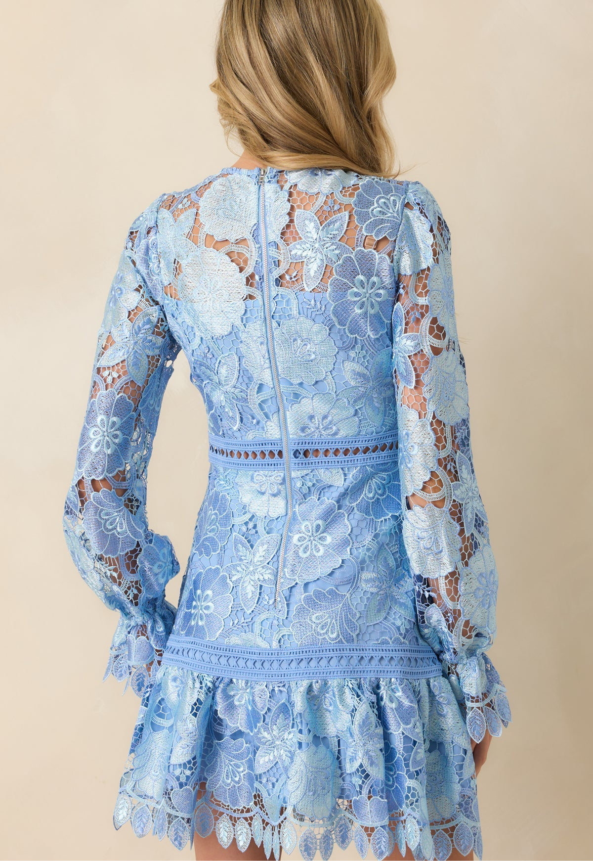 Vestido Corto Camelia Azul