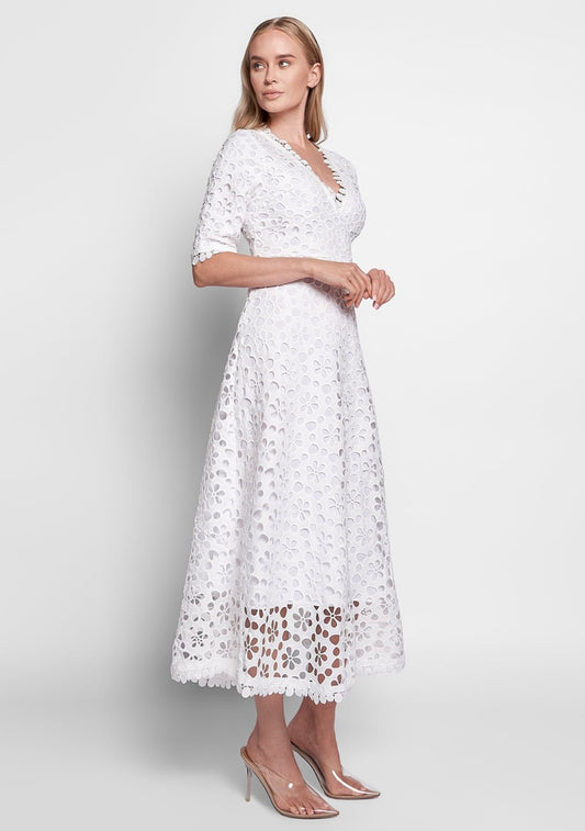 Hilda White Dress
