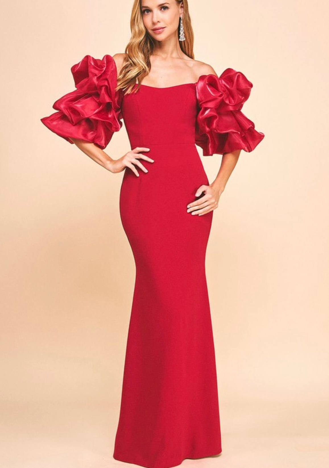 Maxi Vestido Rojo Elena