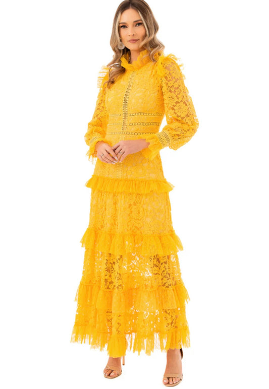 Maxi Vestido Kenia de Encaje