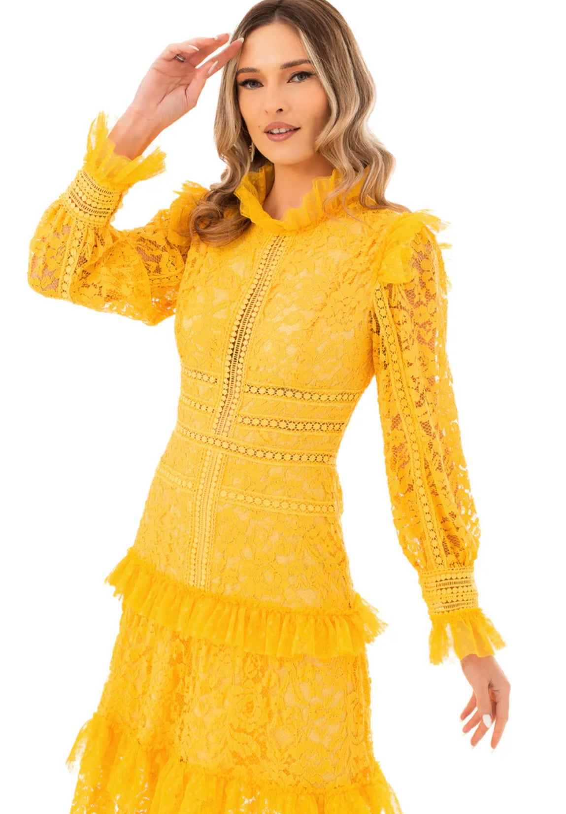 Maxi Vestido Kenia de Encaje