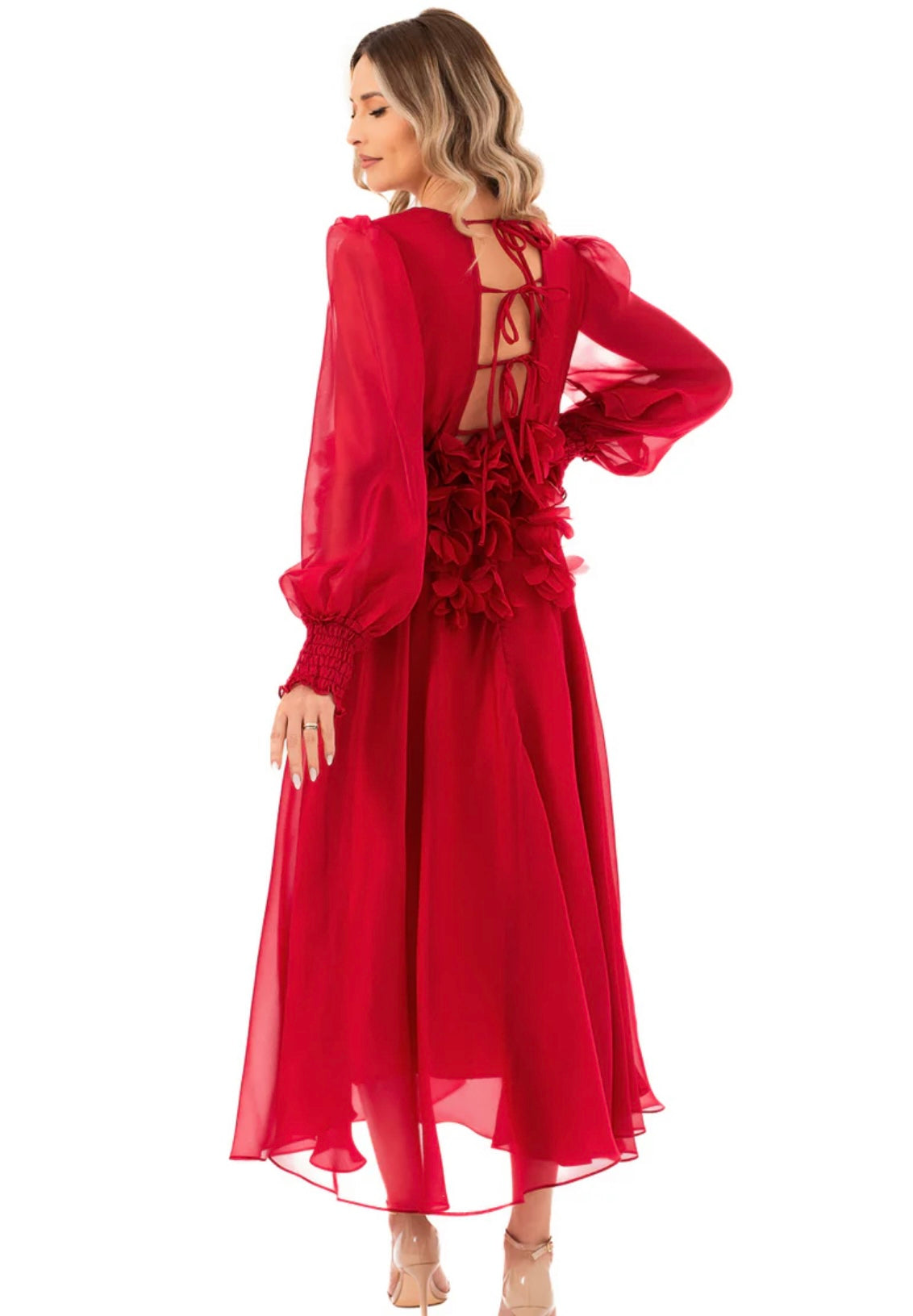 Vestido Primavera Rojo