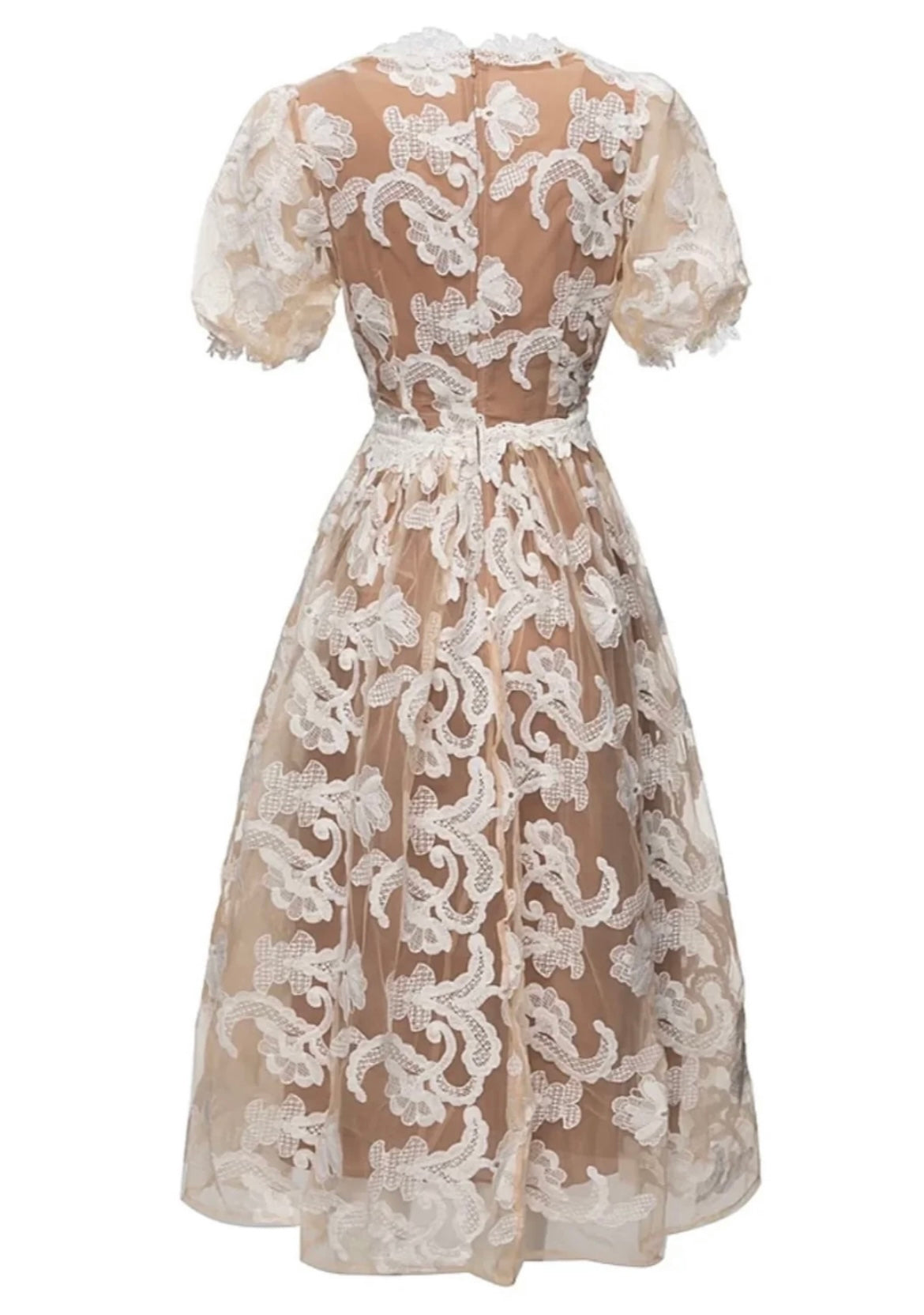 Teresa Vestido Midi Blanco