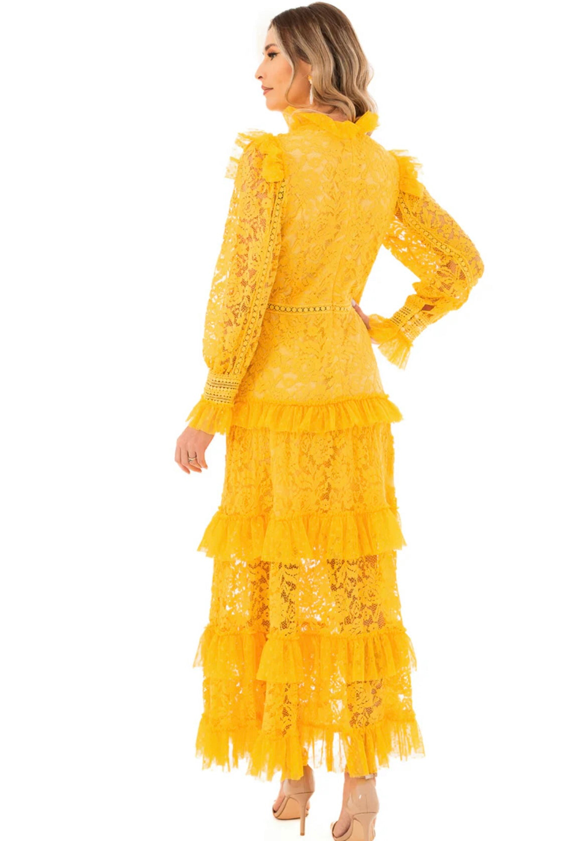 Maxi Vestido Kenia de Encaje