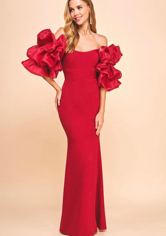 Maxi Vestido Rojo Elena