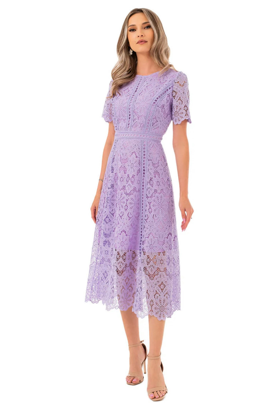 Vestido Lila Midi Cecilia