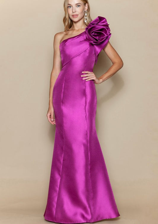 Maxi Vestido Rosa Lucrecia