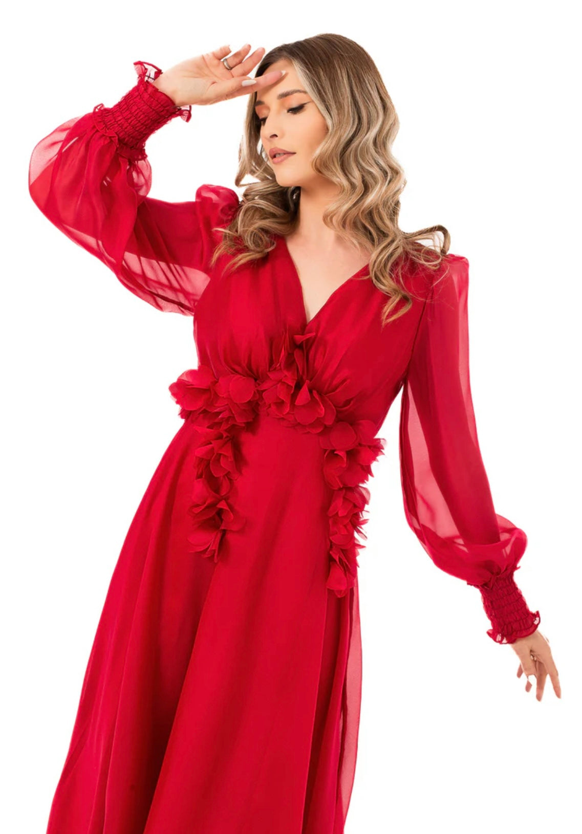 Vestido Primavera Rojo