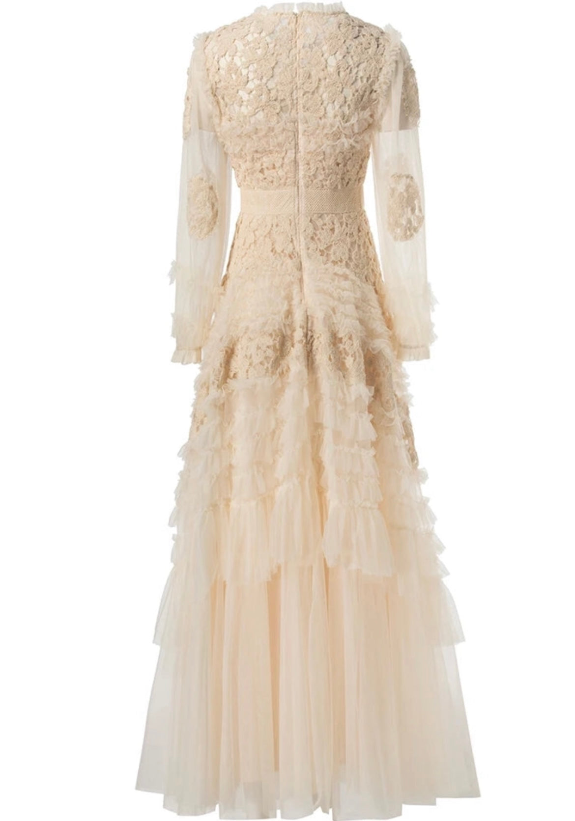 Maxi Vestido Beige Aranza